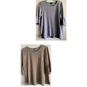 Set of two beautiful & Classy Adrianna Papell blouses.